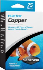 Тест на мідь Seachem MultiTest Copper