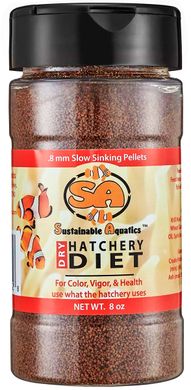 Sustainable Aquatics 0.8 mm Dry Hatchery Diet, 220 г