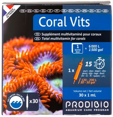 Вітаміни для коралів Prodibio Coral Vits, 1 ампула